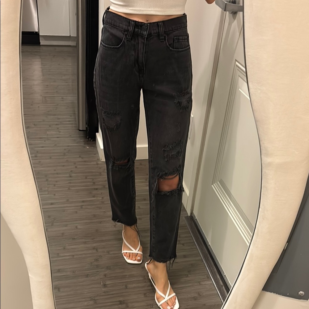 Pacsun vintage icon Distressed ripped Black Women Jeans